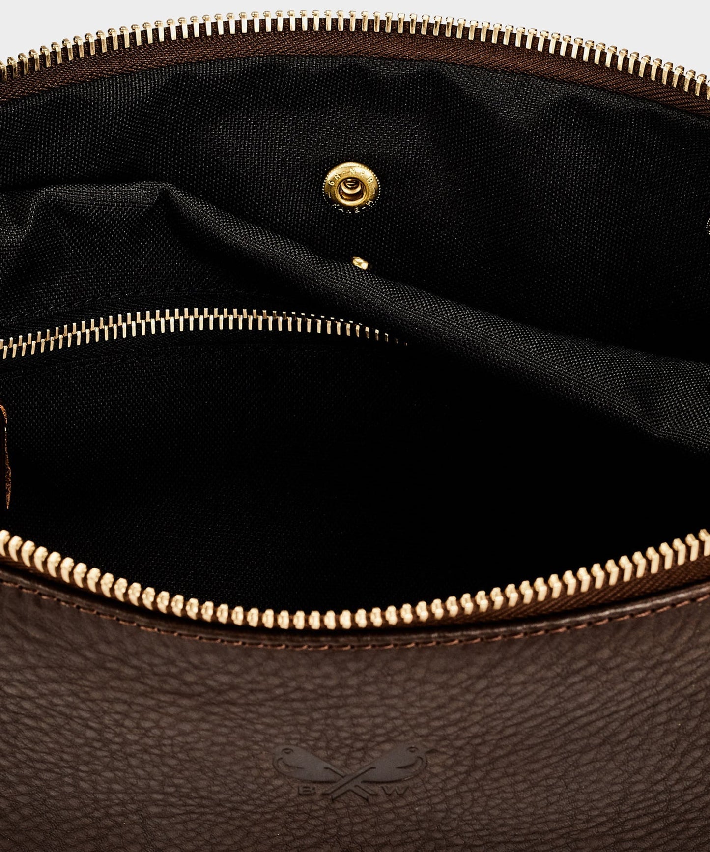 Todd Snyder Bennett Winch Leather Washbag Brown