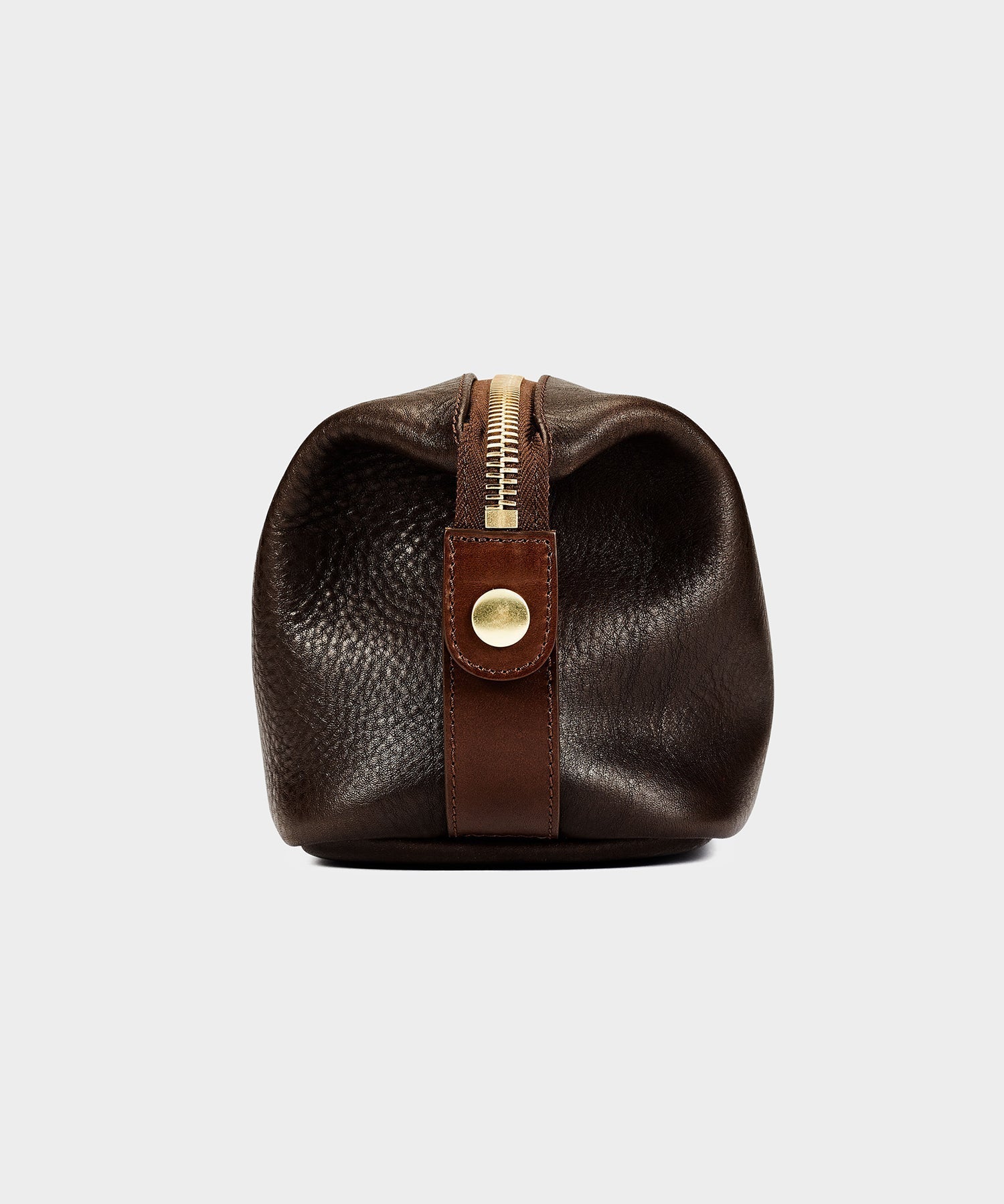 Todd Snyder Bennett Winch Leather Washbag Brown