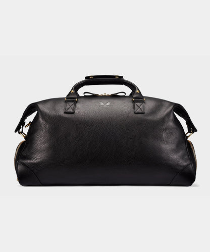 Todd Snyder Bennett Winch Leather Weekender Black