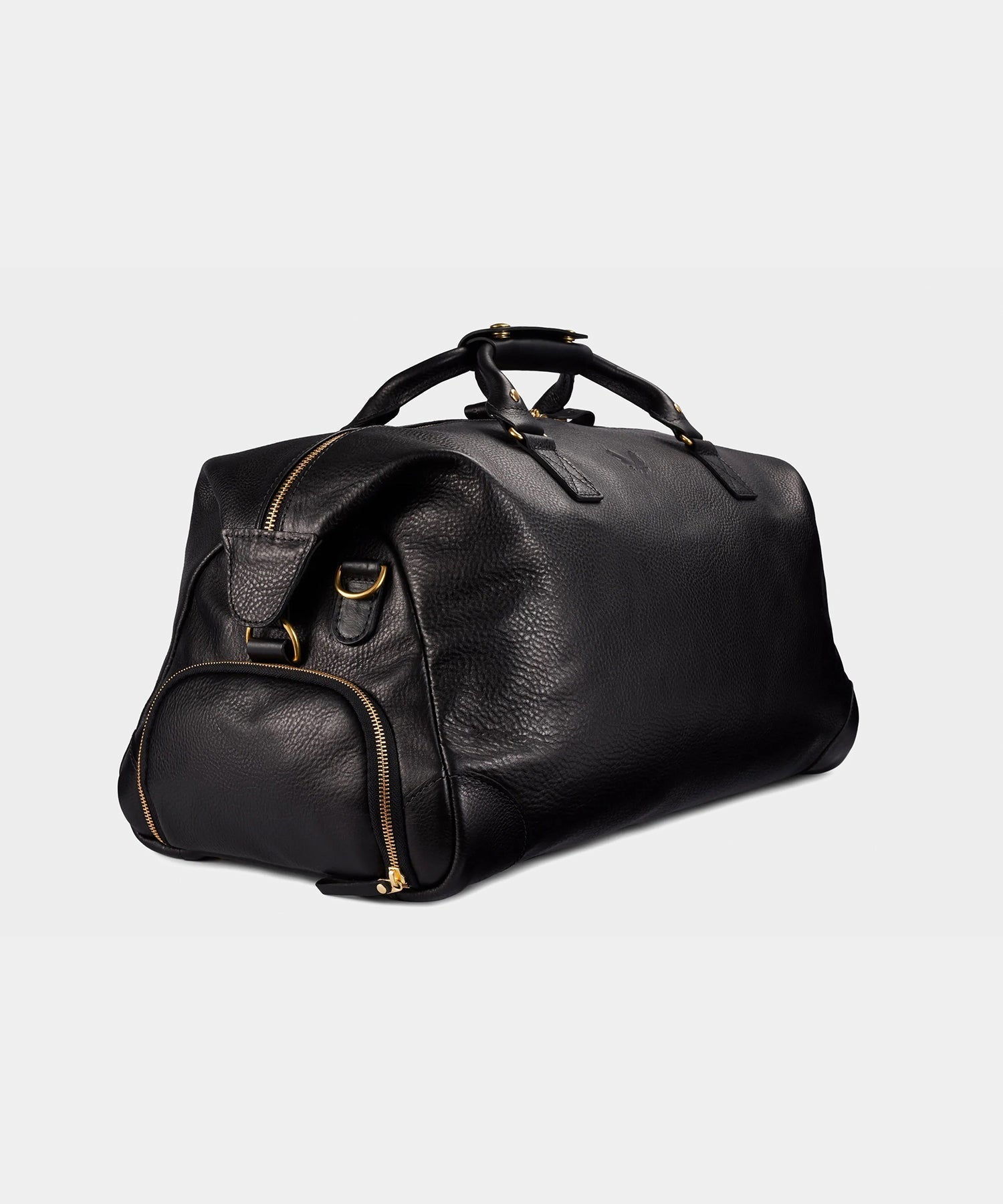 Todd Snyder Bennett Winch Leather Weekender Black