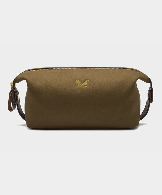 Todd Snyder Bennett Winch Canvas Washbag in Olive Olive