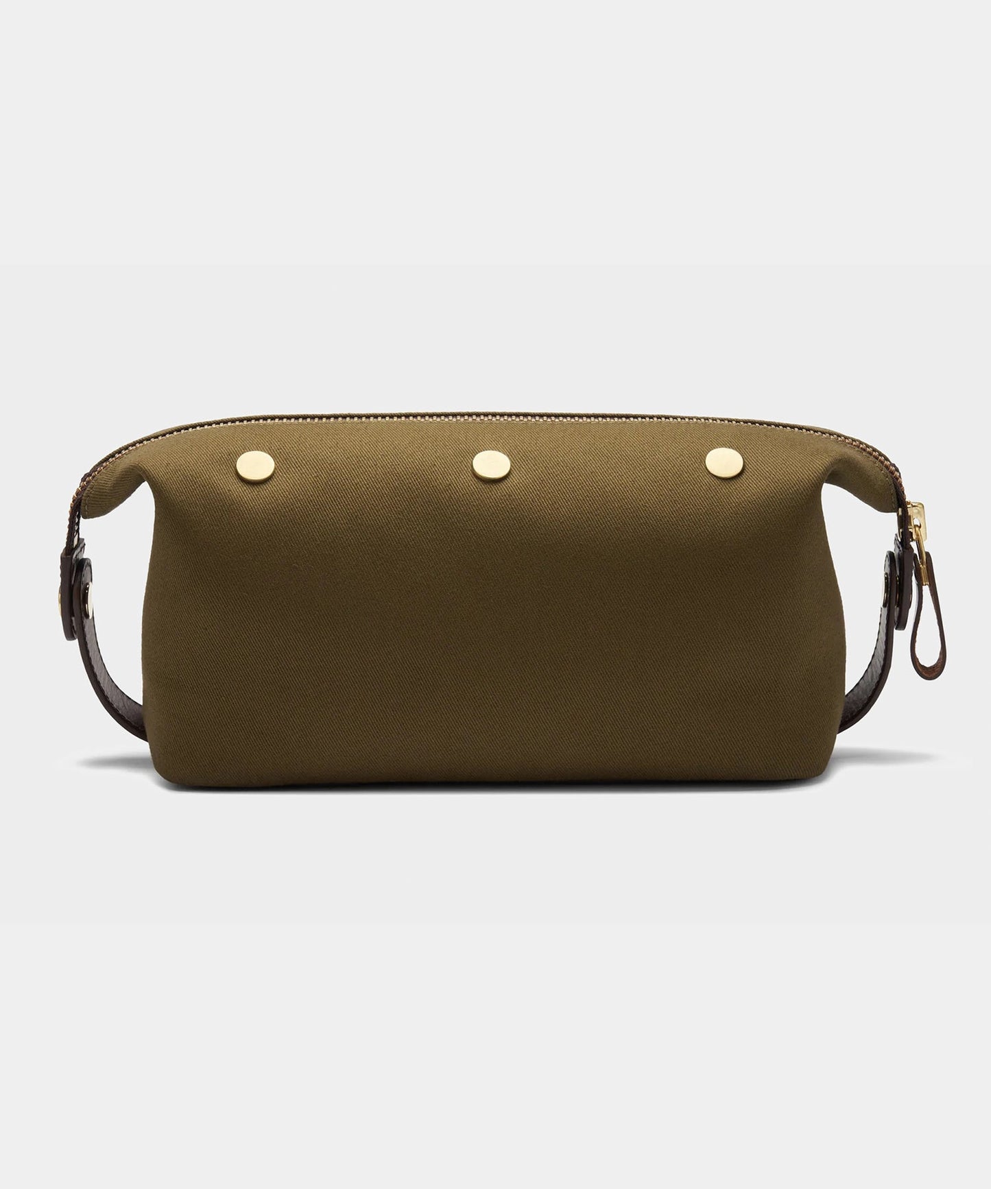 Todd Snyder Bennett Winch Canvas Washbag in Olive Olive