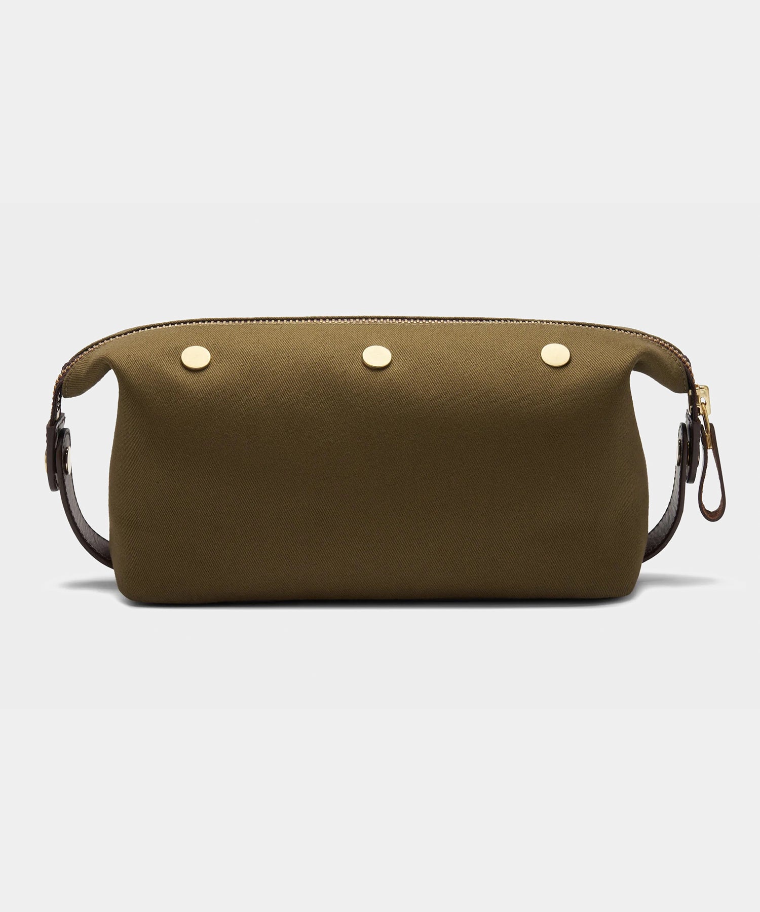 Todd Snyder Bennett Winch Canvas Washbag in Olive Olive