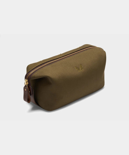 Todd Snyder Bennett Winch Canvas Washbag in Olive Olive