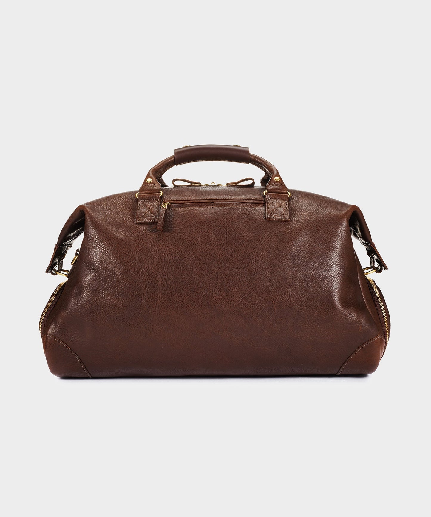 Todd Snyder Bennett Winch Leather Weekender Brown