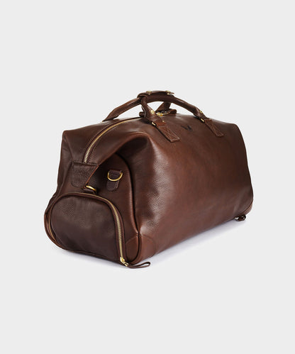 Todd Snyder Bennett Winch Leather Weekender Brown