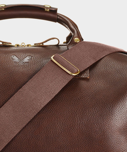 Todd Snyder Bennett Winch Leather Weekender Brown