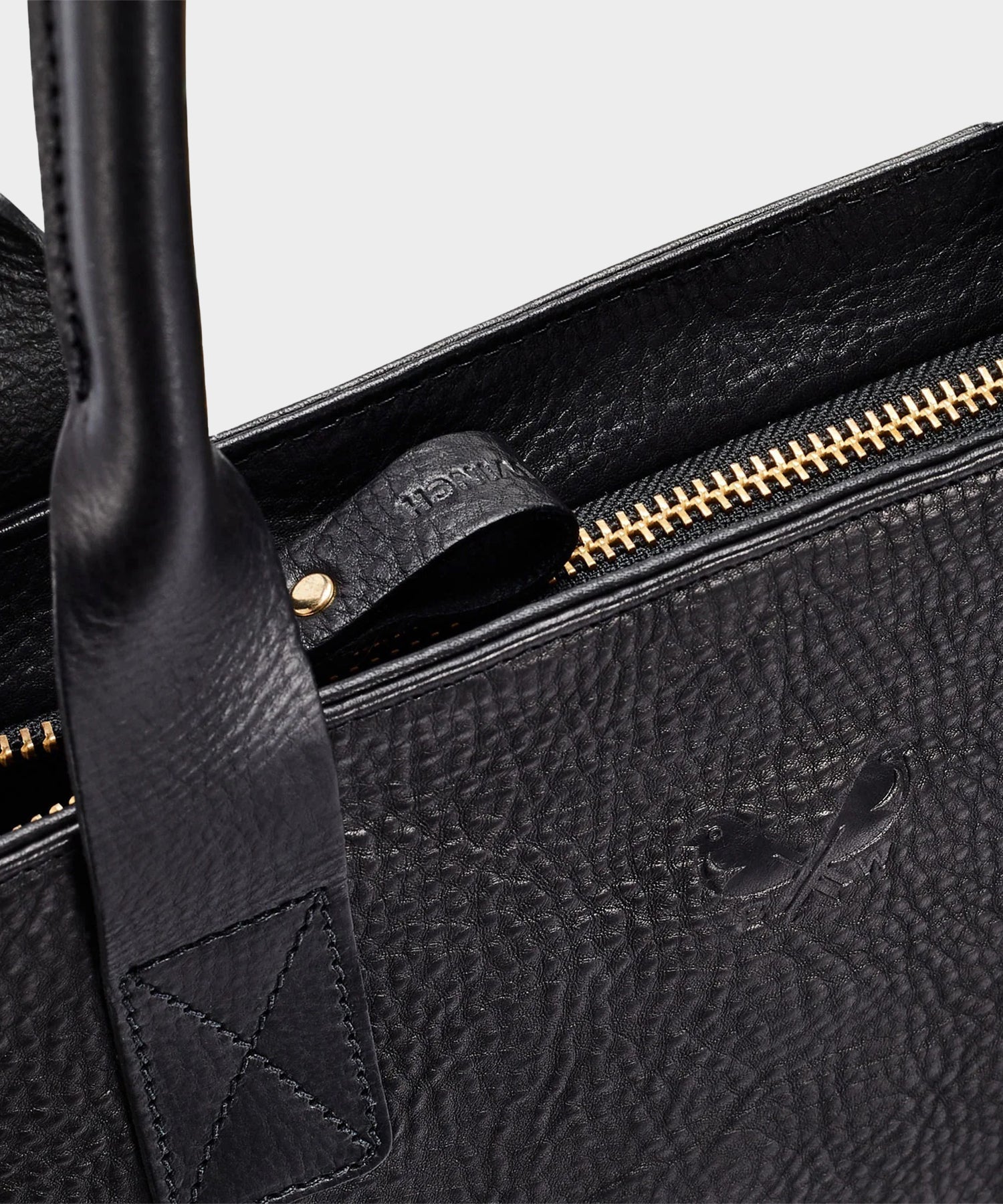 Todd Snyder Bennett Winch Leather Tote in Black Black