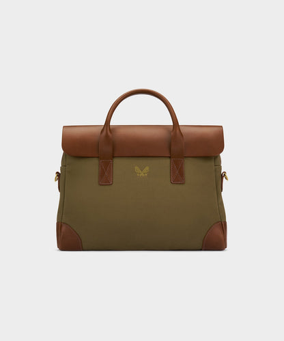 Todd Snyder Bennett Winch Canvas Brief in Olive Olive