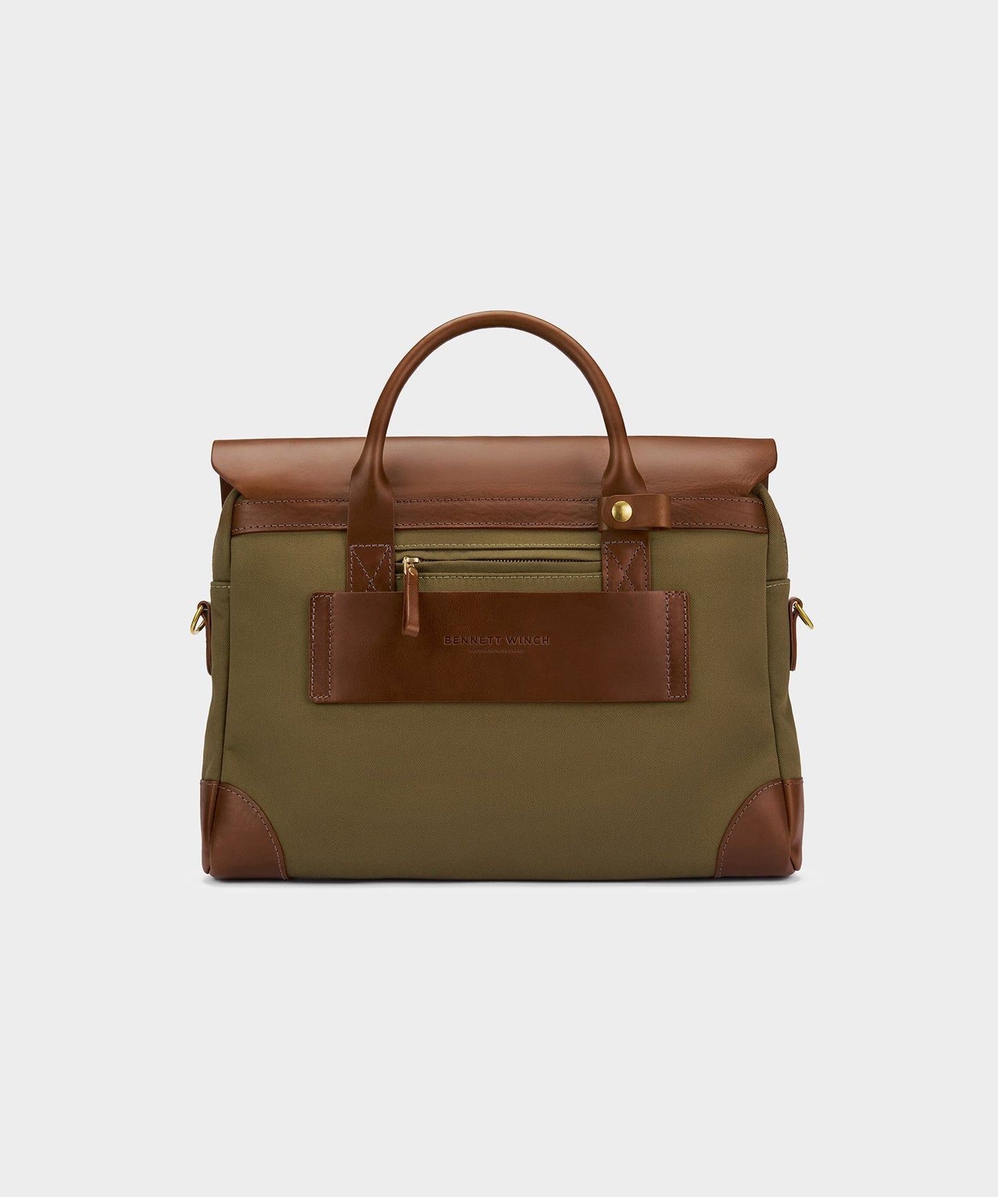 Todd Snyder Bennett Winch Canvas Brief in Olive Olive