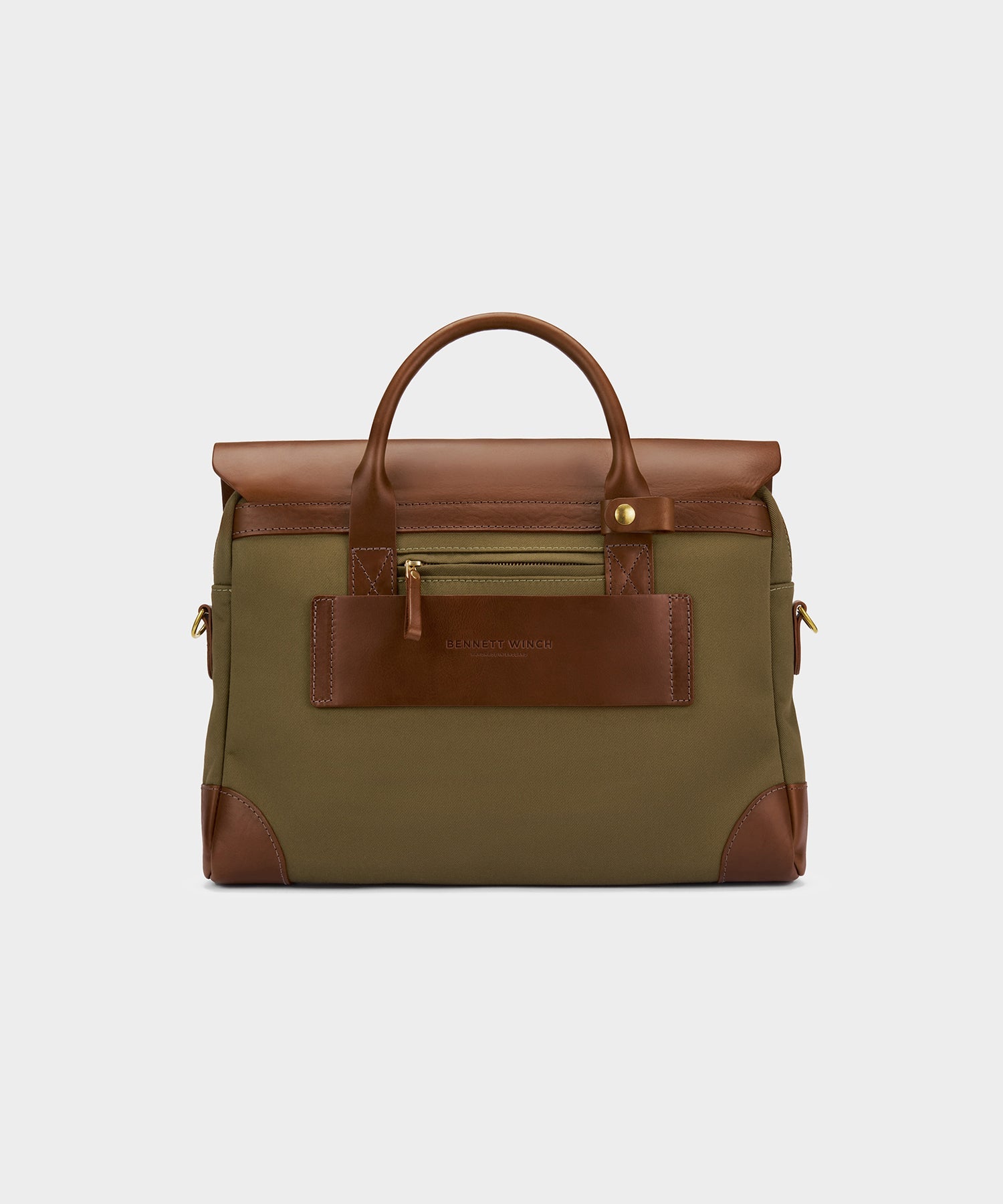 Todd Snyder Bennett Winch Canvas Brief in Olive Olive