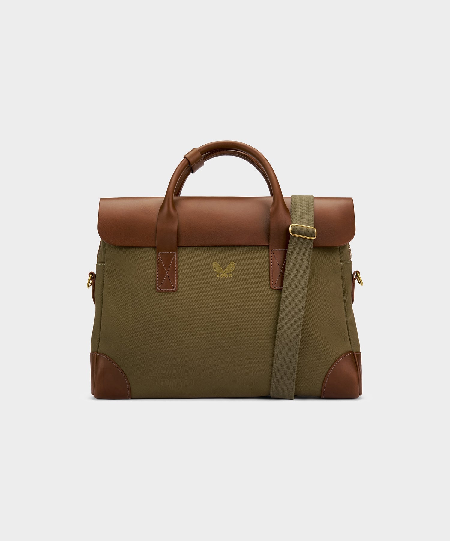 Todd Snyder Bennett Winch Canvas Brief in Olive Olive