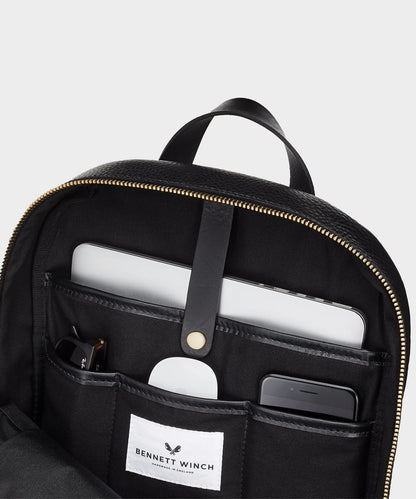 Todd Snyder Bennett Winch Leather Backpack in Black Black