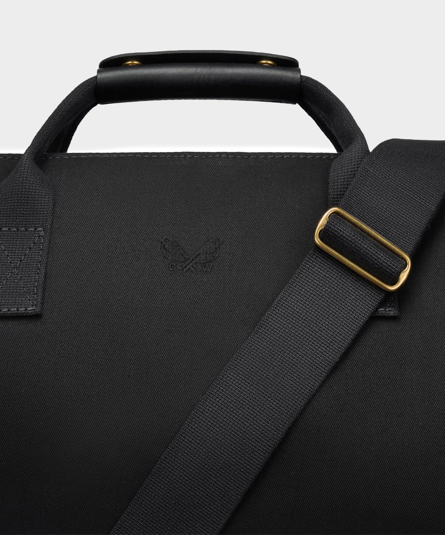Todd Snyder Bennett Winch Canvas Suit Carrier Holdall in Black Black