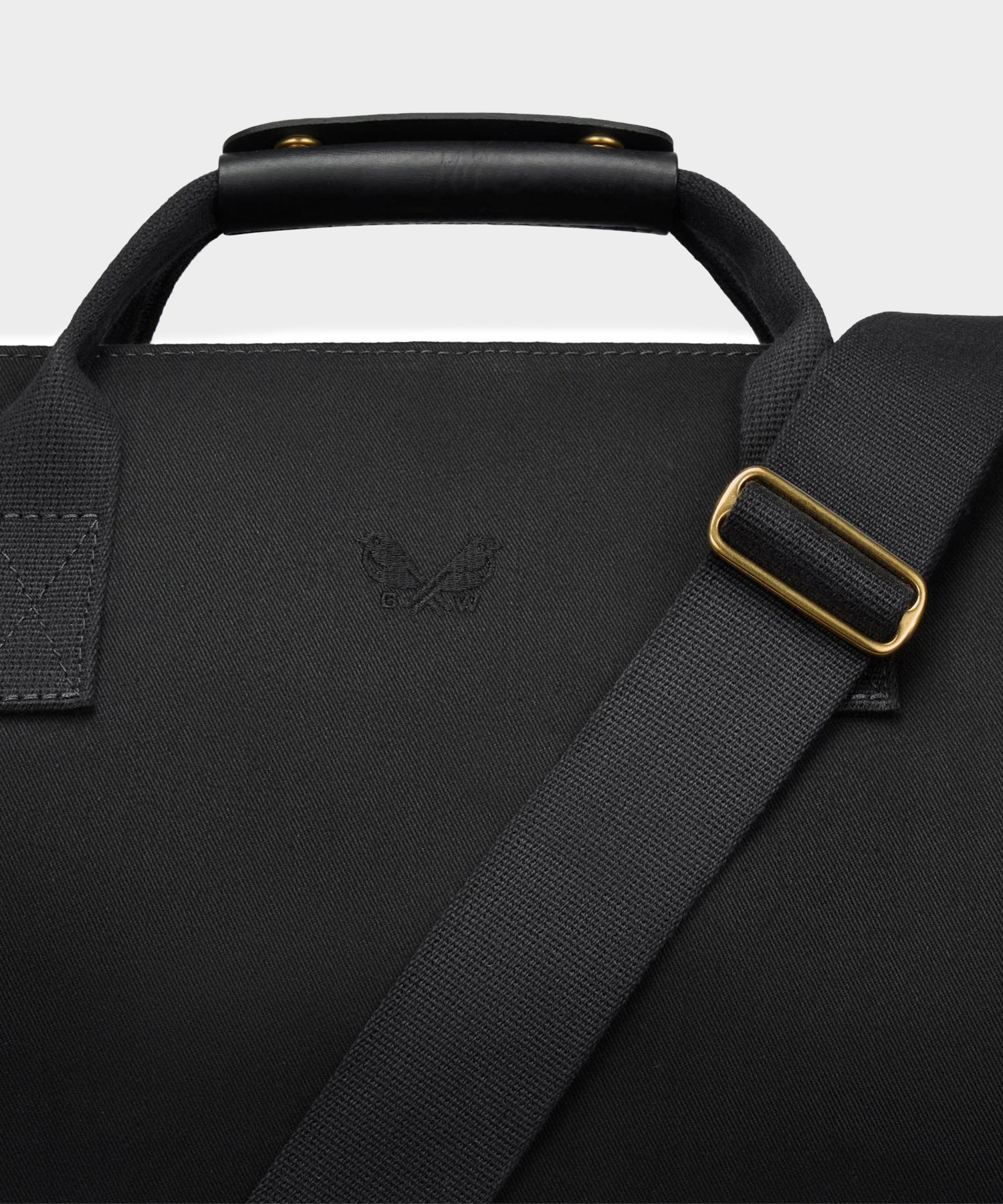 Todd Snyder Bennett Winch Canvas Suit Carrier Holdall in Black Black