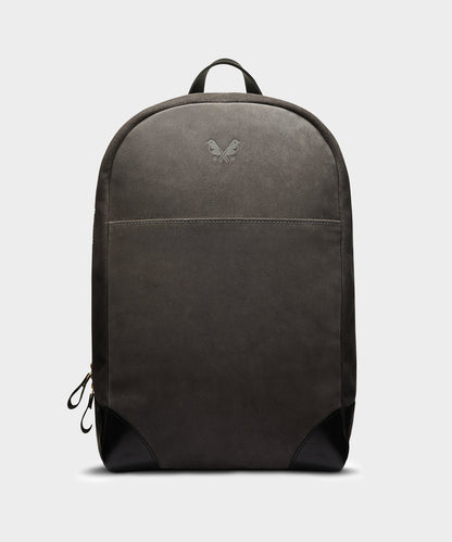 Todd Snyder Bennett Winch Suede Backpack in Storm Grey Grey