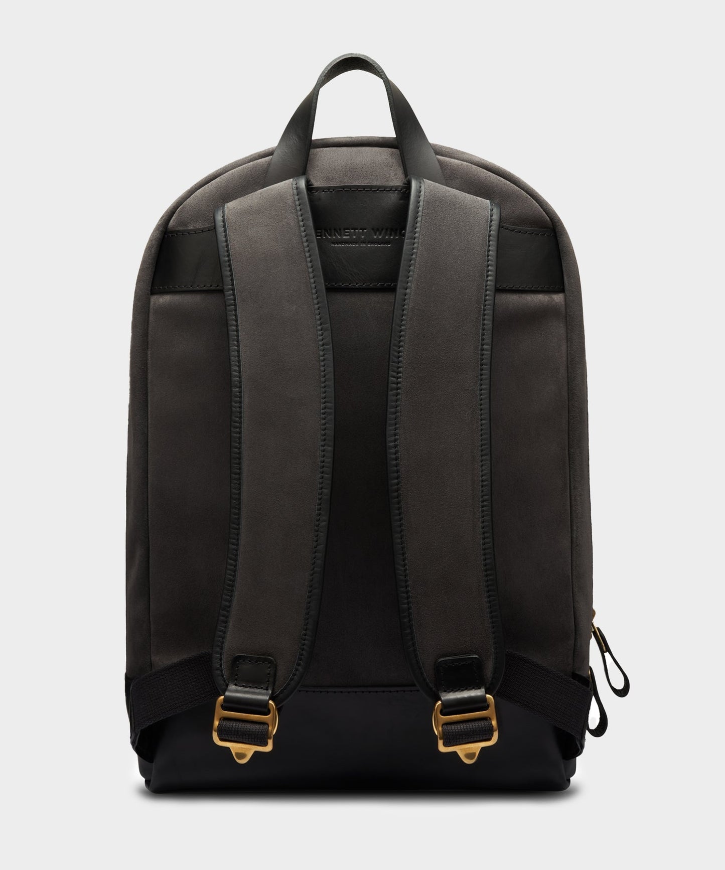 Todd Snyder Bennett Winch Suede Backpack in Storm Grey Grey