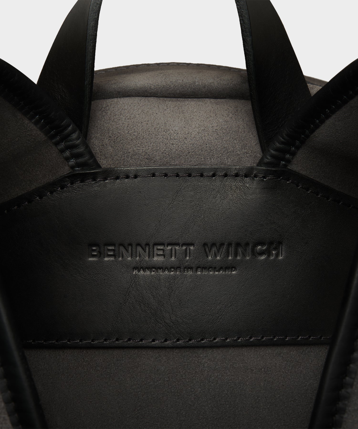 Todd Snyder Bennett Winch Suede Backpack in Storm Grey Grey