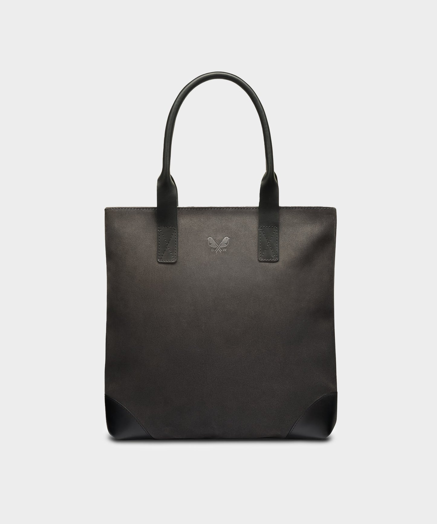 Todd Snyder Bennett Winch Suede Tote in Storm Grey Grey