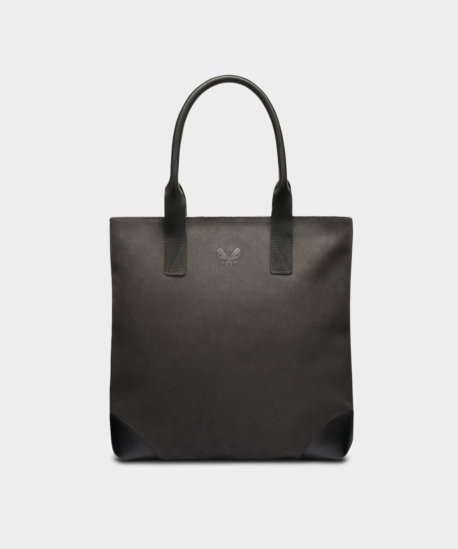 Todd Snyder Bennett Winch Suede Tote in Storm Grey Grey