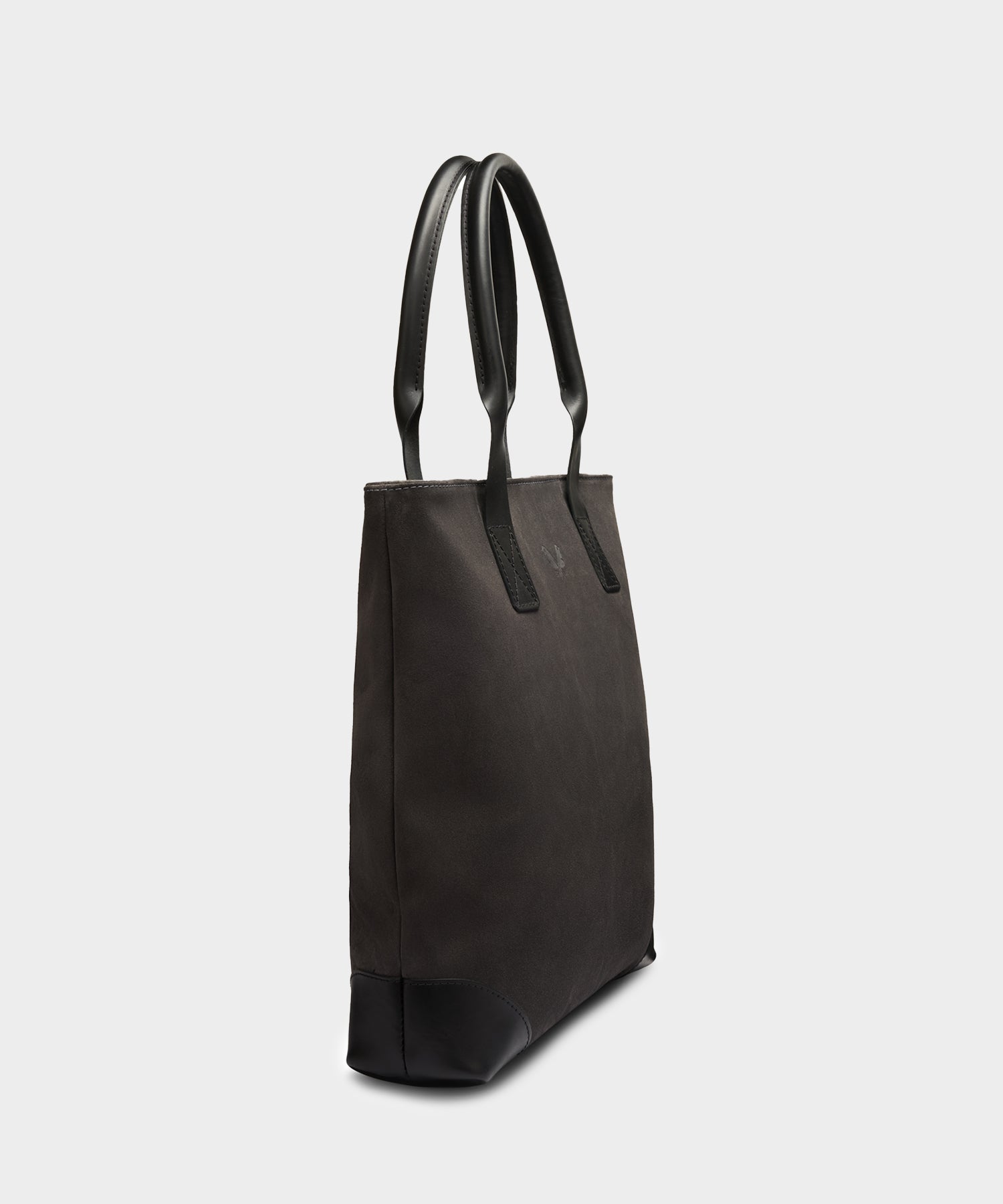 Todd Snyder Bennett Winch Suede Tote in Storm Grey Grey