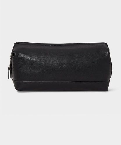 Todd Snyder Il Bisonte Leather Dopp Kit in Black Black