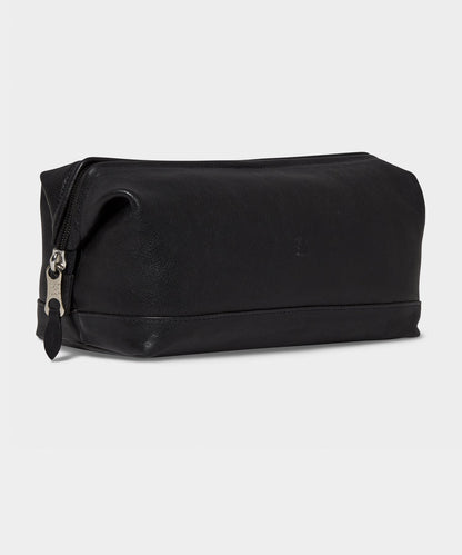 Todd Snyder Il Bisonte Leather Dopp Kit in Black Black