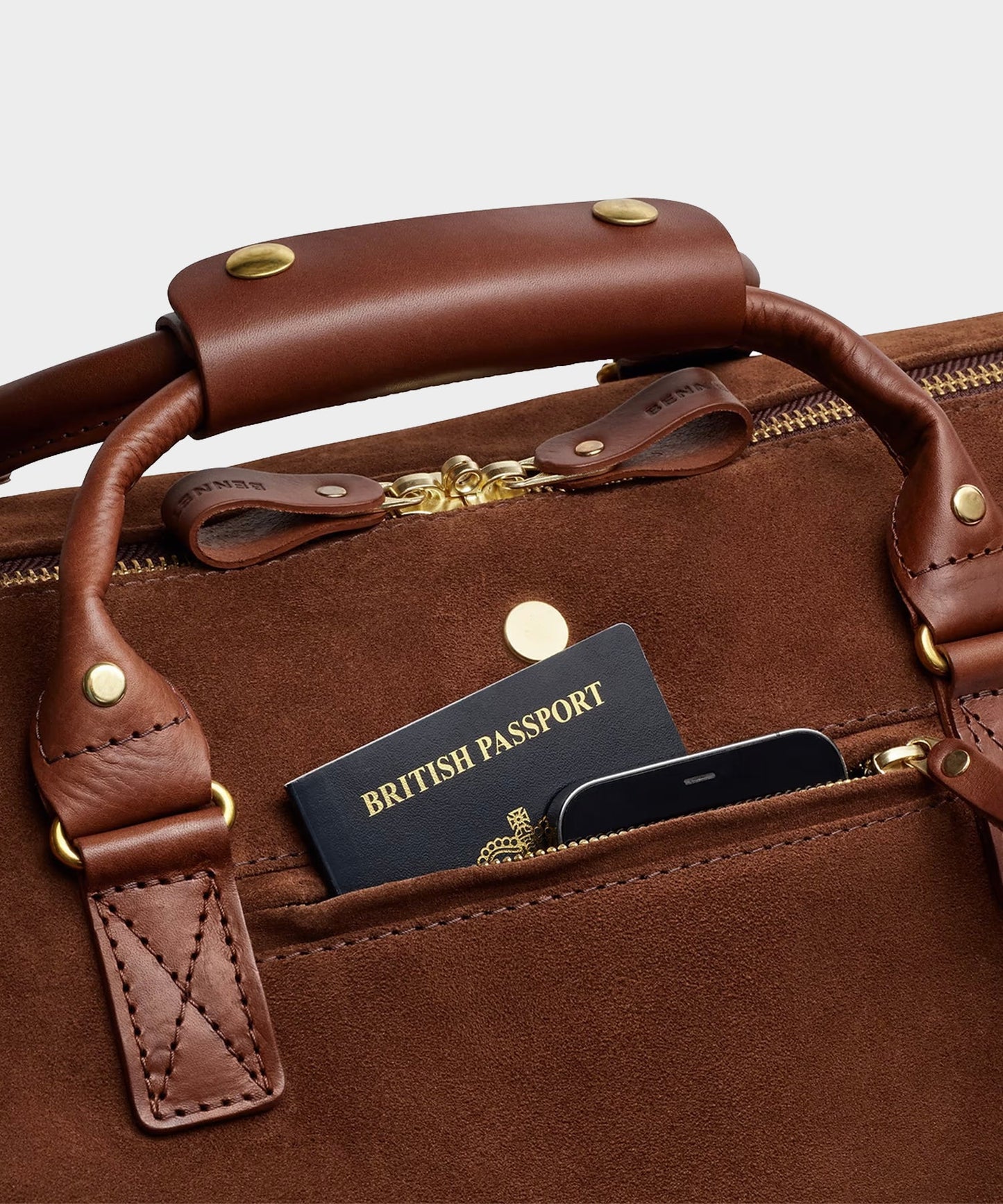 Todd Snyder Bennett Winch Suede Commuter in Tobacco Brown Tobacco