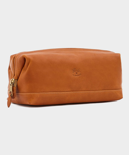 Todd Snyder Il Bisonte Leather Dopp Kit in Natural Natural