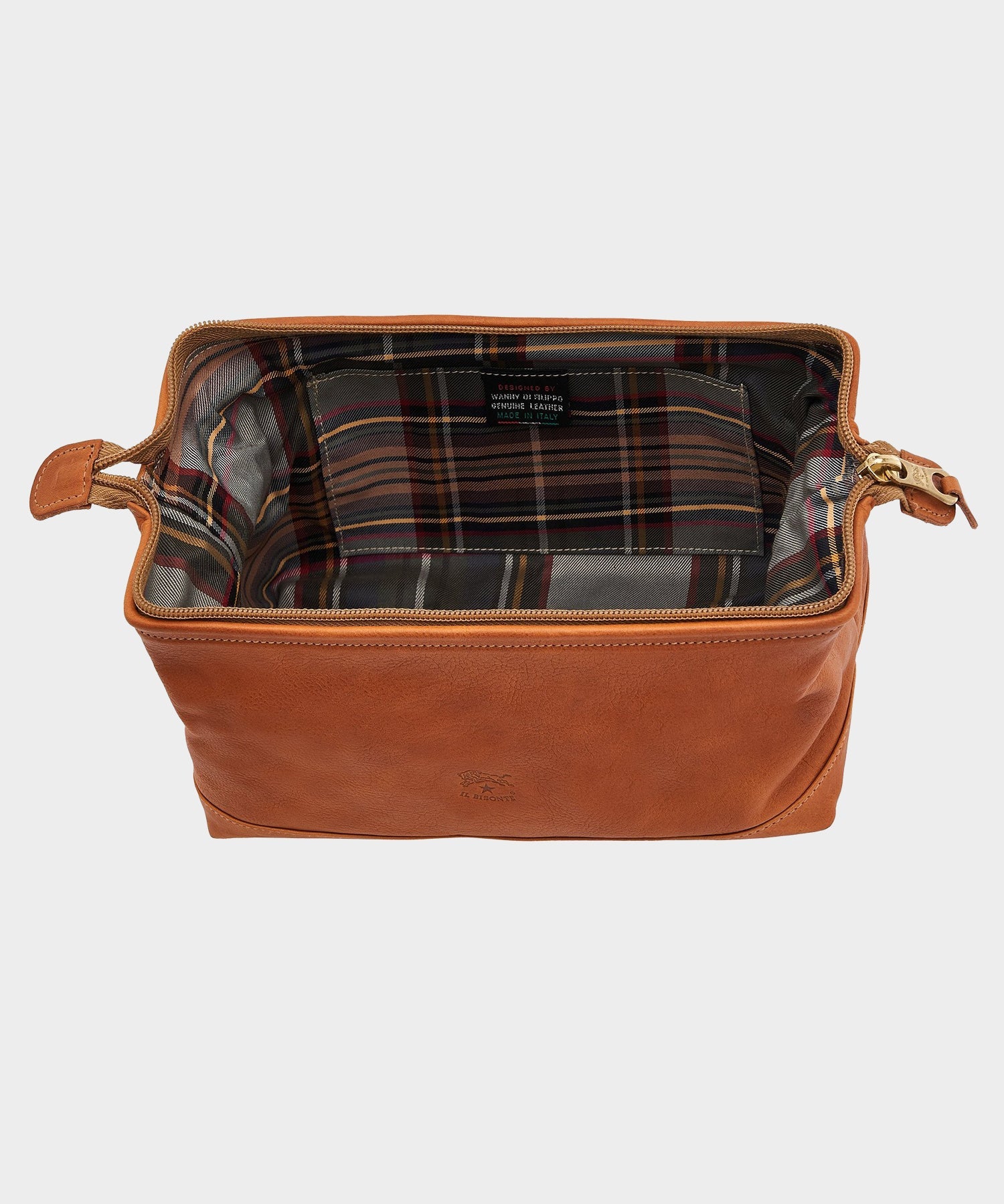 Todd Snyder Il Bisonte Leather Dopp Kit in Natural Natural