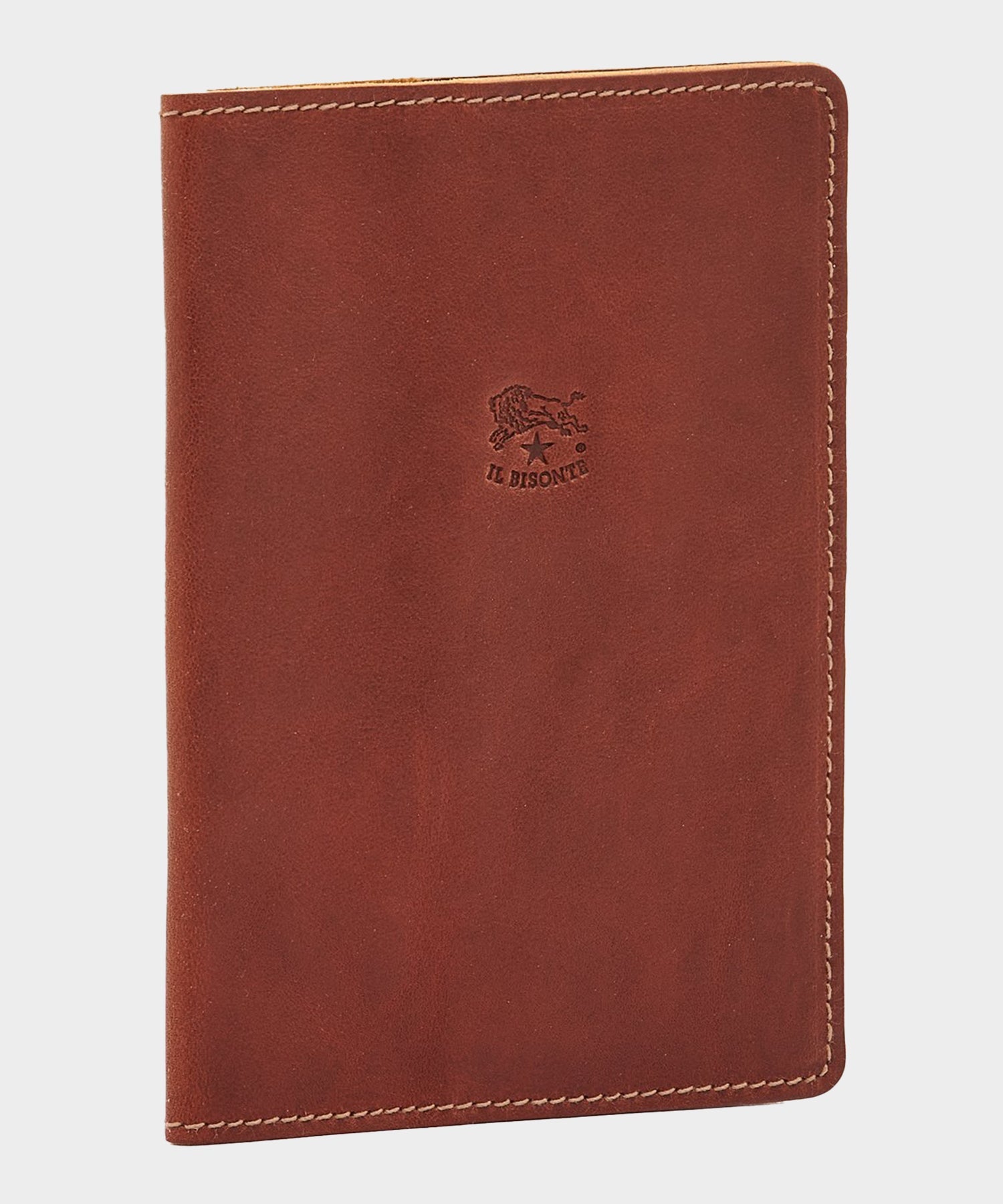 Todd Snyder Il Bisonte Leather Passport Holder in Brown Brown