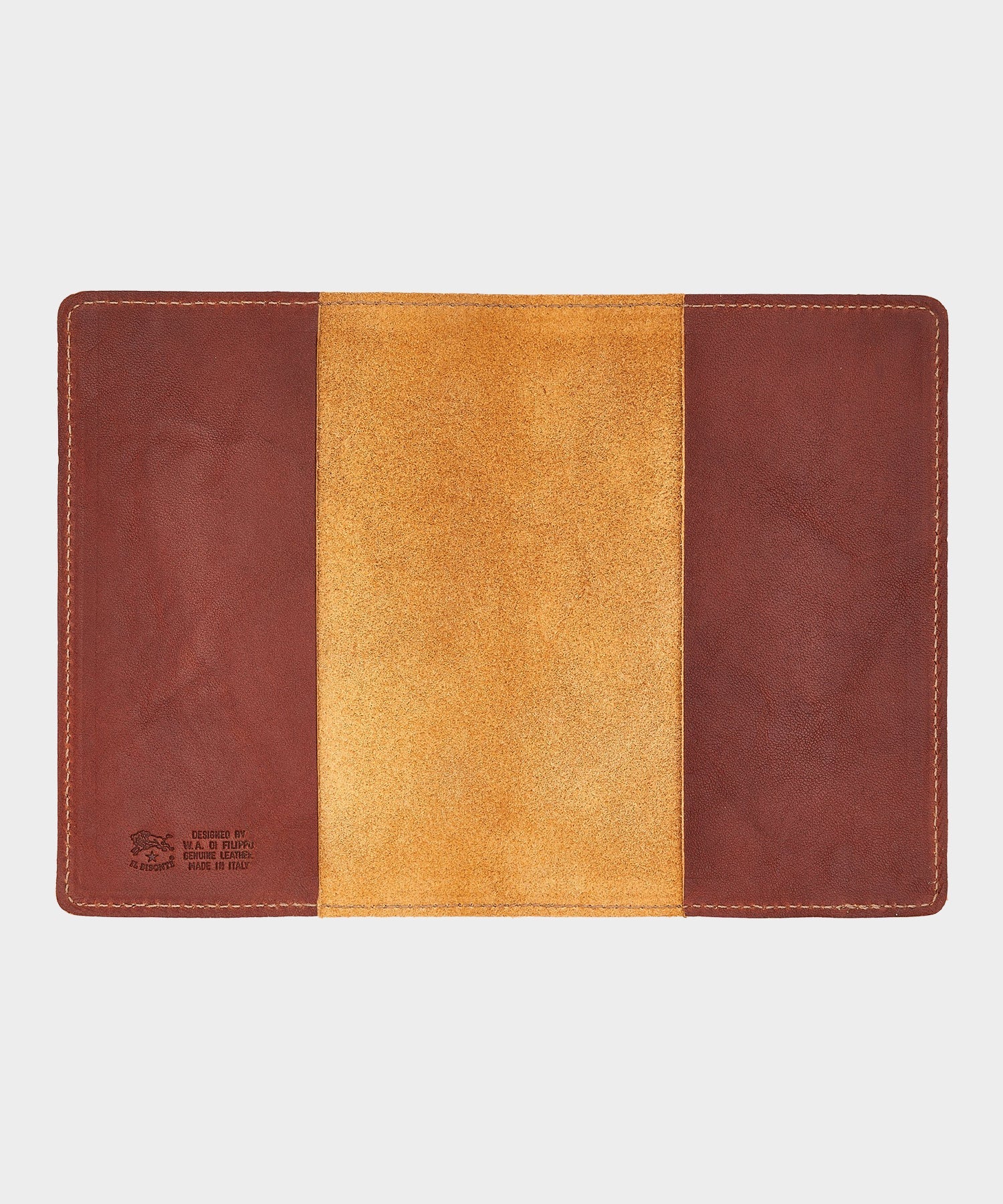 Todd Snyder Il Bisonte Leather Passport Holder in Brown Brown