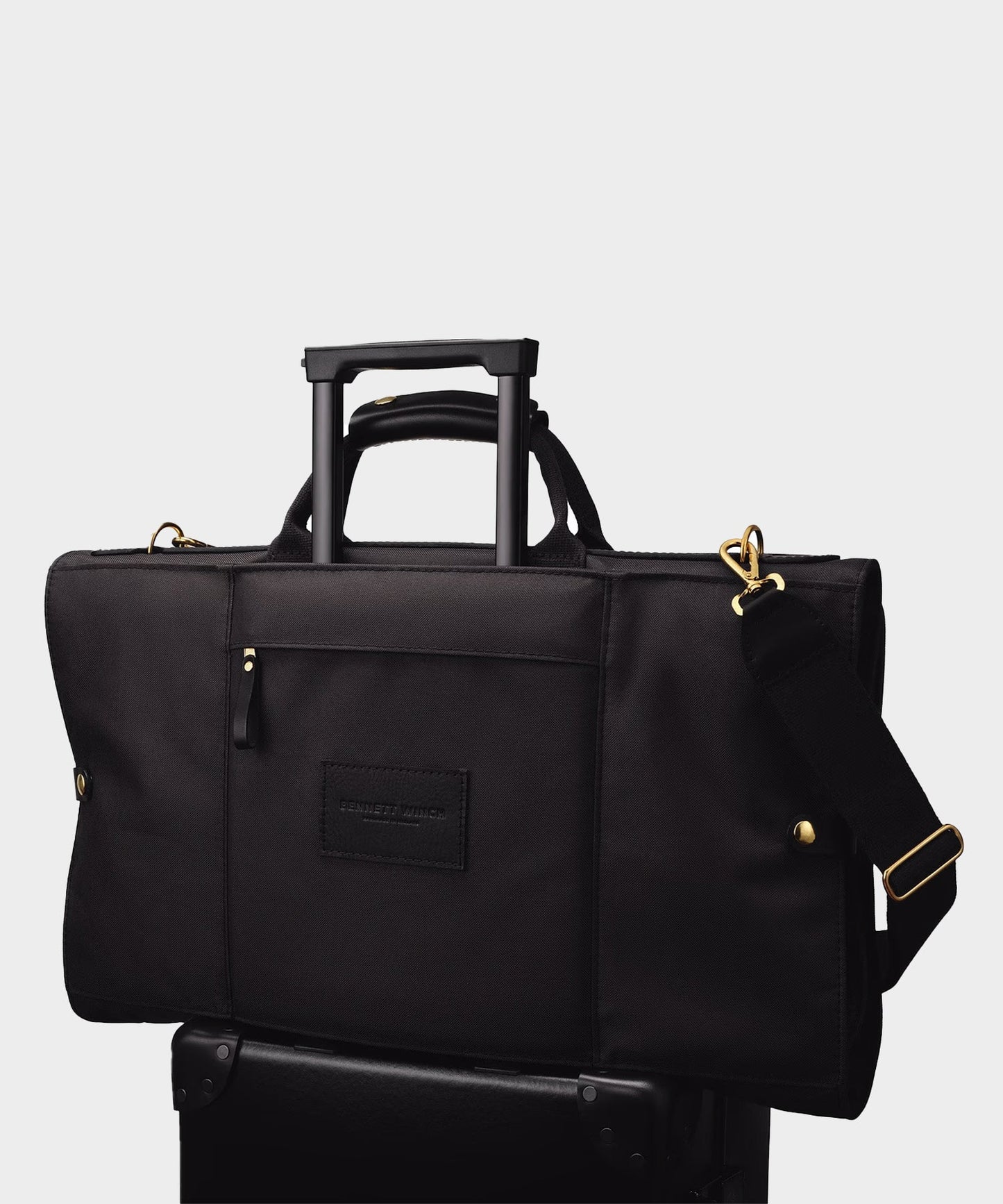 Todd Snyder Bennett Winch Nylon Trifold Suit Carrier in Black Black