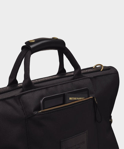 Todd Snyder Bennett Winch Nylon Trifold Suit Carrier in Black Black