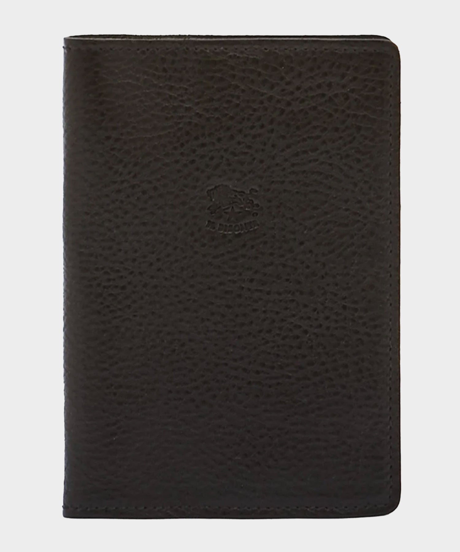 Todd Snyder Il Bisonte Leather Passport Holder in Black Black