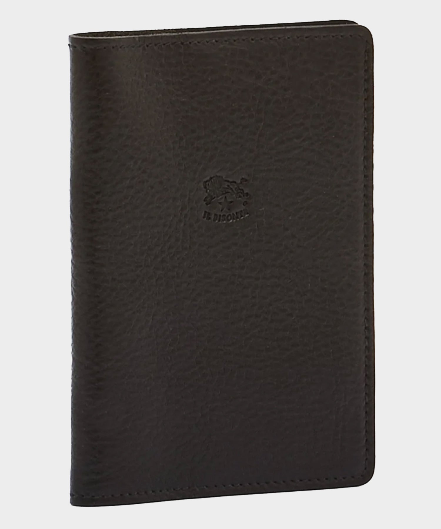 Todd Snyder Il Bisonte Leather Passport Holder in Black Black
