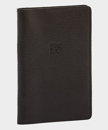Todd Snyder Il Bisonte Leather Passport Holder in Black Black