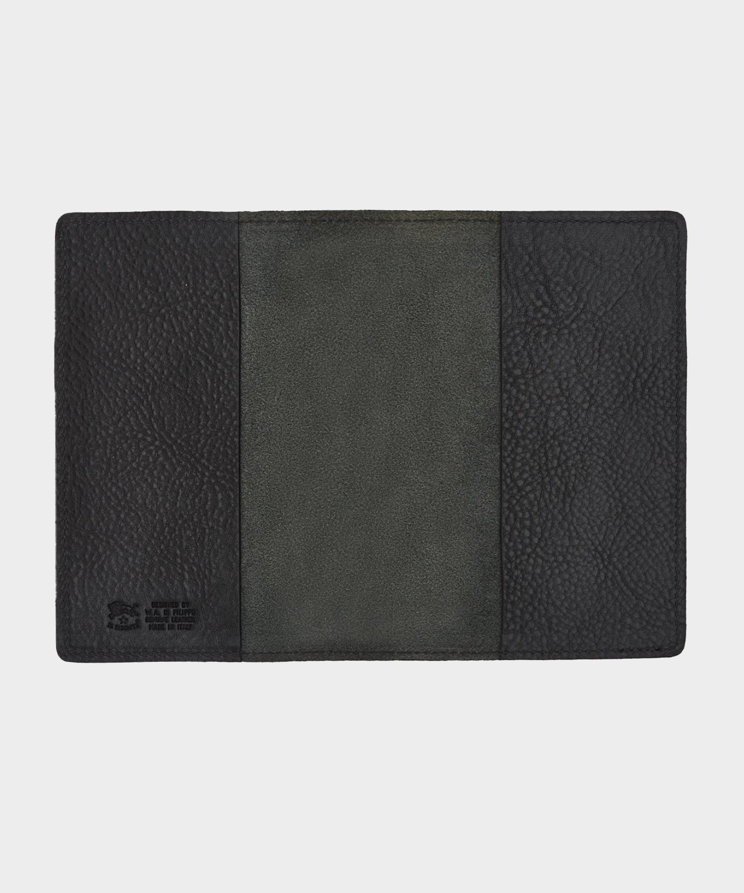 Todd Snyder Il Bisonte Leather Passport Holder in Black Black