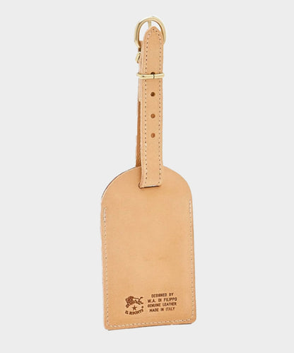 Todd Snyder Il Bisonte Leather Luggage Tag in Natural Natural
