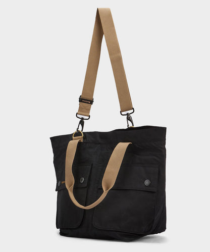 Todd Snyder Barbour Transport Carry-All Tote Bag in Black Black