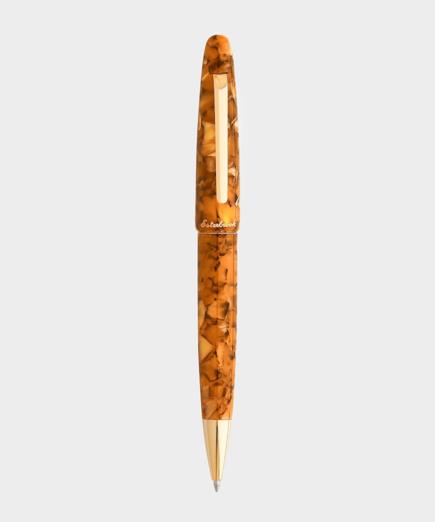 Todd Snyder Esterbrook Estie Ballpoint Pen in Honeycomb + Gold Gold