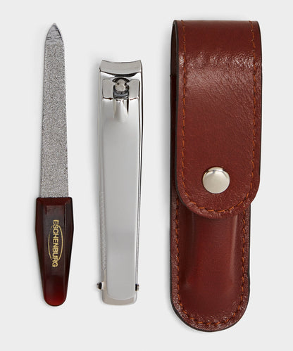 Todd Snyder F. Hammann Leather Nail Kit in Whiskey Whiskey