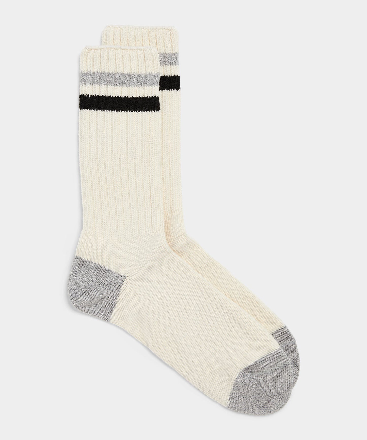 Todd Snyder Cotton Athletic Crew Sock Grey