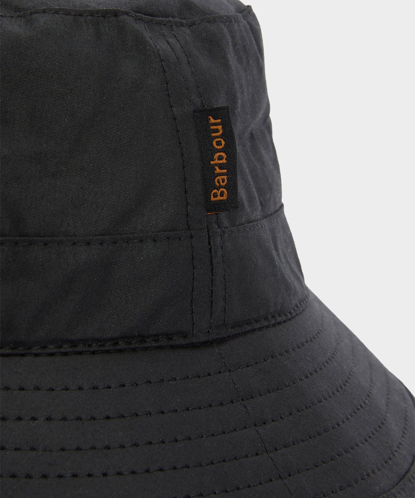 Todd Snyder Barbour Waxed Bucket Hat in Black Black