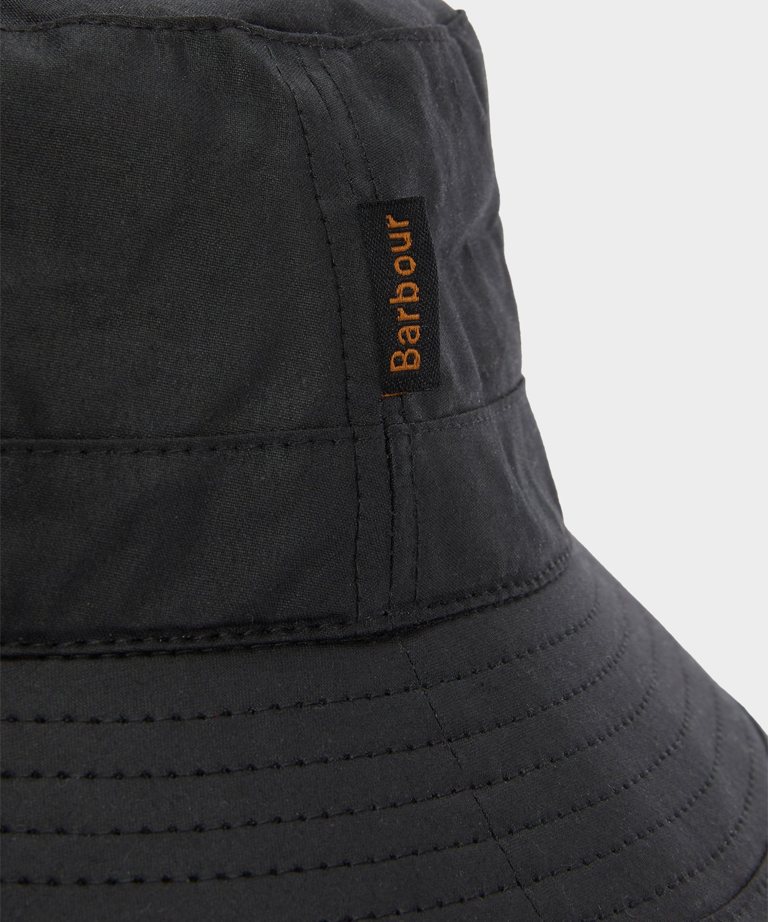 Todd Snyder Barbour Waxed Bucket Hat in Black Black