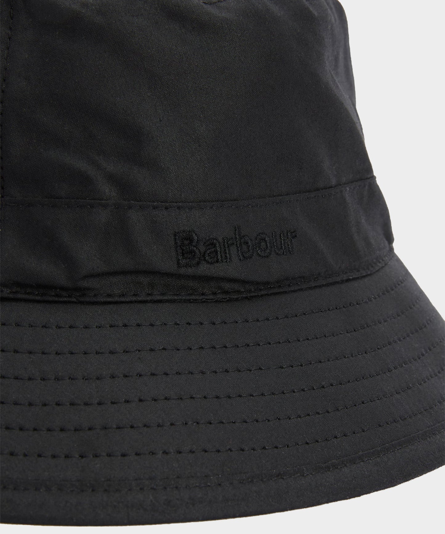 Todd Snyder Barbour Waxed Bucket Hat in Black Black