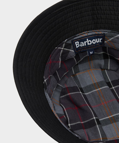 Todd Snyder Barbour Waxed Bucket Hat in Black Black