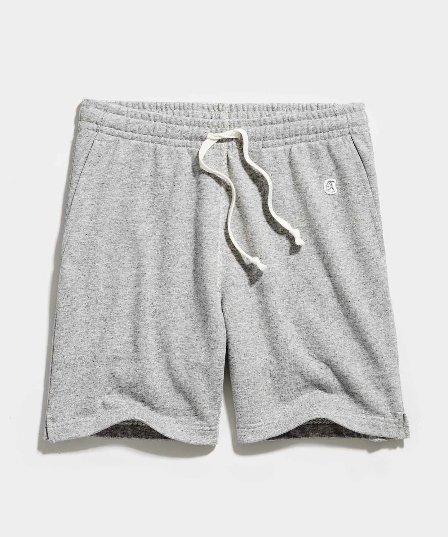Todd Snyder Champion 7" Midweight Warm Up Sweatshort in Antique Grey Mix Antique Grey Mix