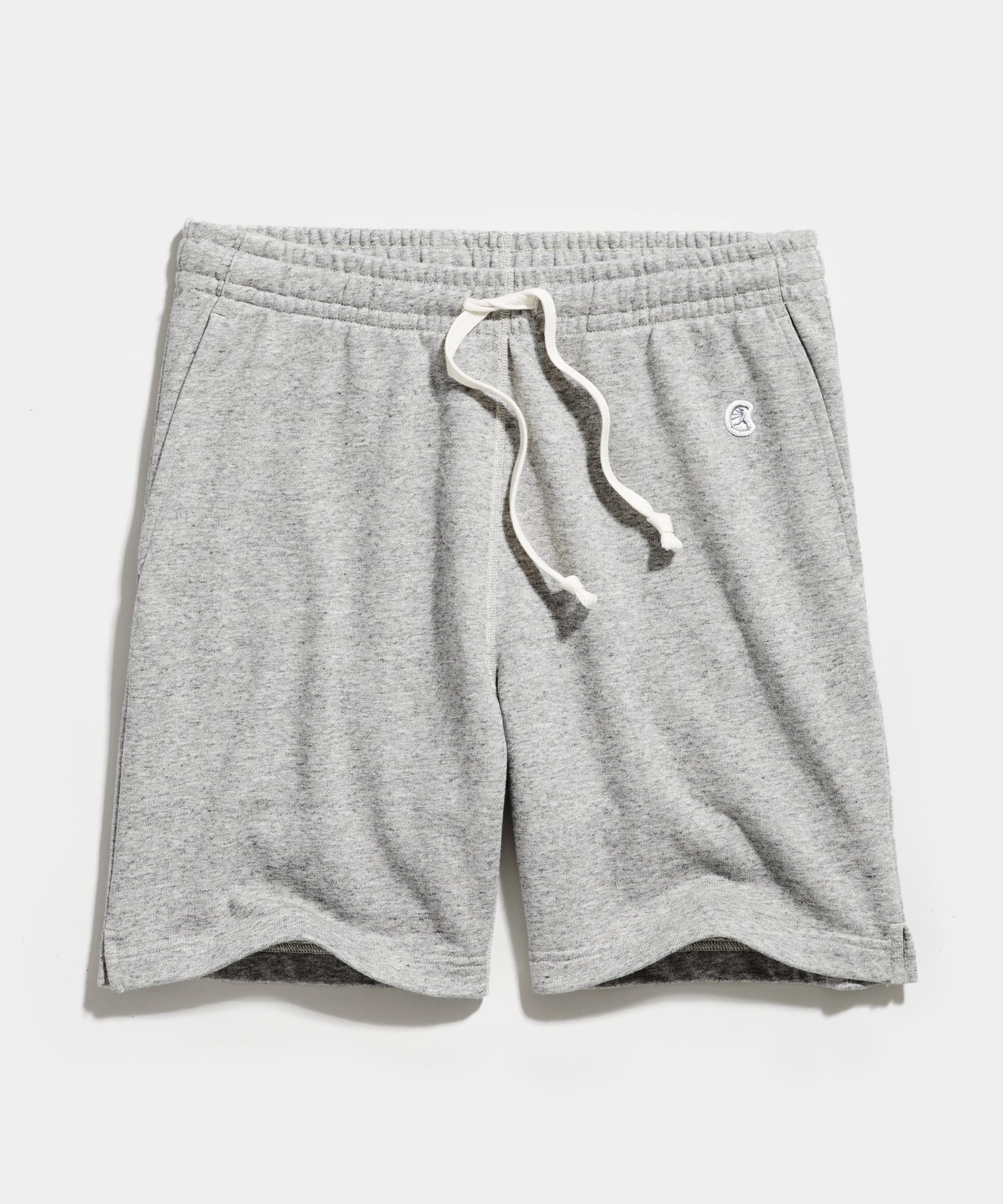 Todd Snyder Champion 7" Midweight Warm Up Sweatshort in Antique Grey Mix Antique Grey Mix