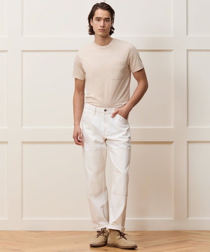 Todd Snyder Premium Jersey Pocket Tee in Oatmeal Heather Oatmeal Heather
